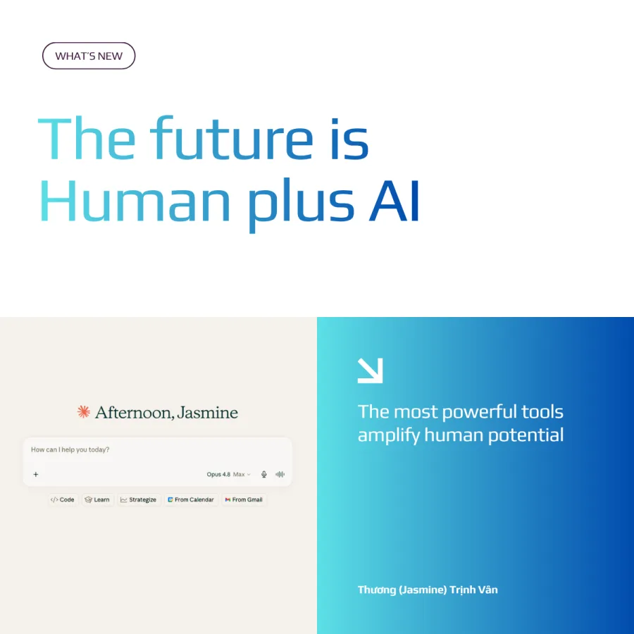 The future is Human plus AI